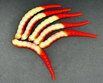 Forellen-Spezis | Racker 6.5 cm oranje wit 6 stuks Forellen-Spezis | Racker 6.5 cm oranje wit 6 stuks