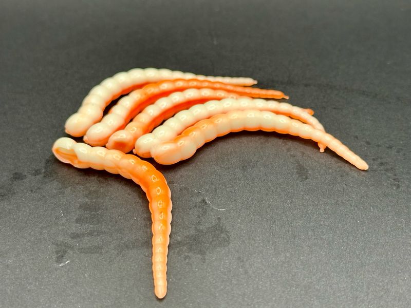 Forellen-Spezis | Racker Sweet orange 6.5 cm 8 stuks