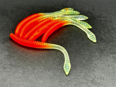 Forellen-Spezis | Knut Special edition orange transparant 8 stuks