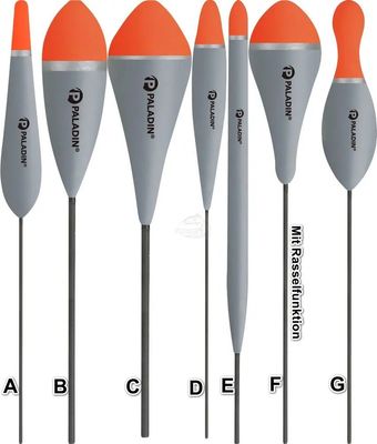 Nieuw 2026 forel dobber power Paladin in 5 modellen en 4 gewichten