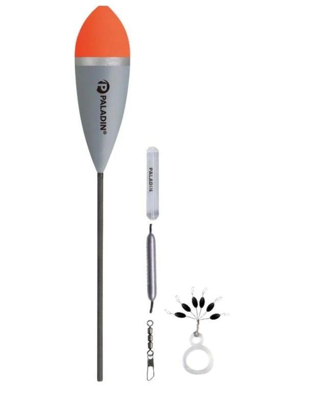 Paladin dobberset 2 3 en 4 gram incl. lood,  glaslood wartel en gummistopper voor het vissel op forel en zalmforel