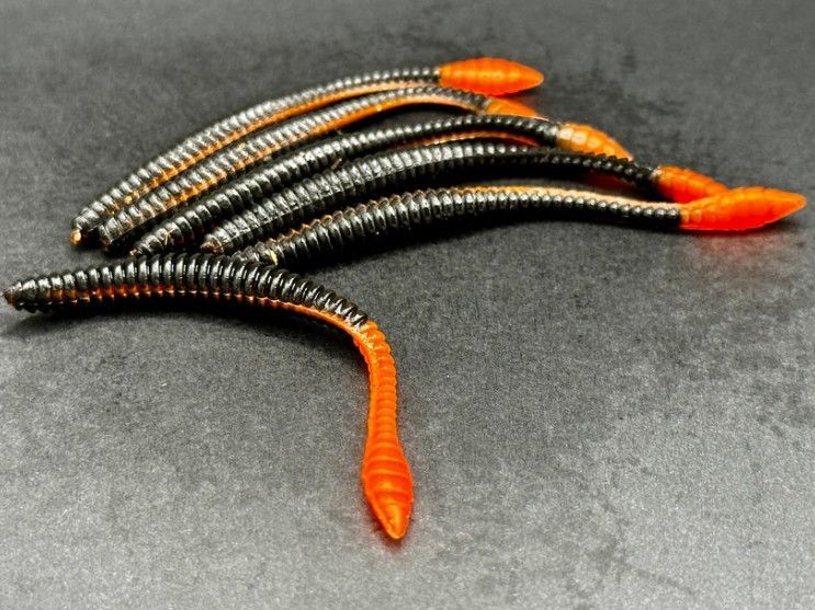 Forellen-Spezis | Knut Black orange 8 stuks