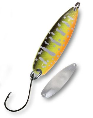 Uitverkoop 50 % korting op Paladin forel spoon Tiger 3.2 gram in 3 kleurcombinaties