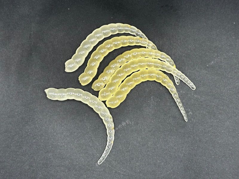 Forellen-Spezis | Racker 6.5 cm Glow transparant kleur 8 stuks Forellen-Spezis | Racker 6.5 cm Glow transparant kleur 8 stuks