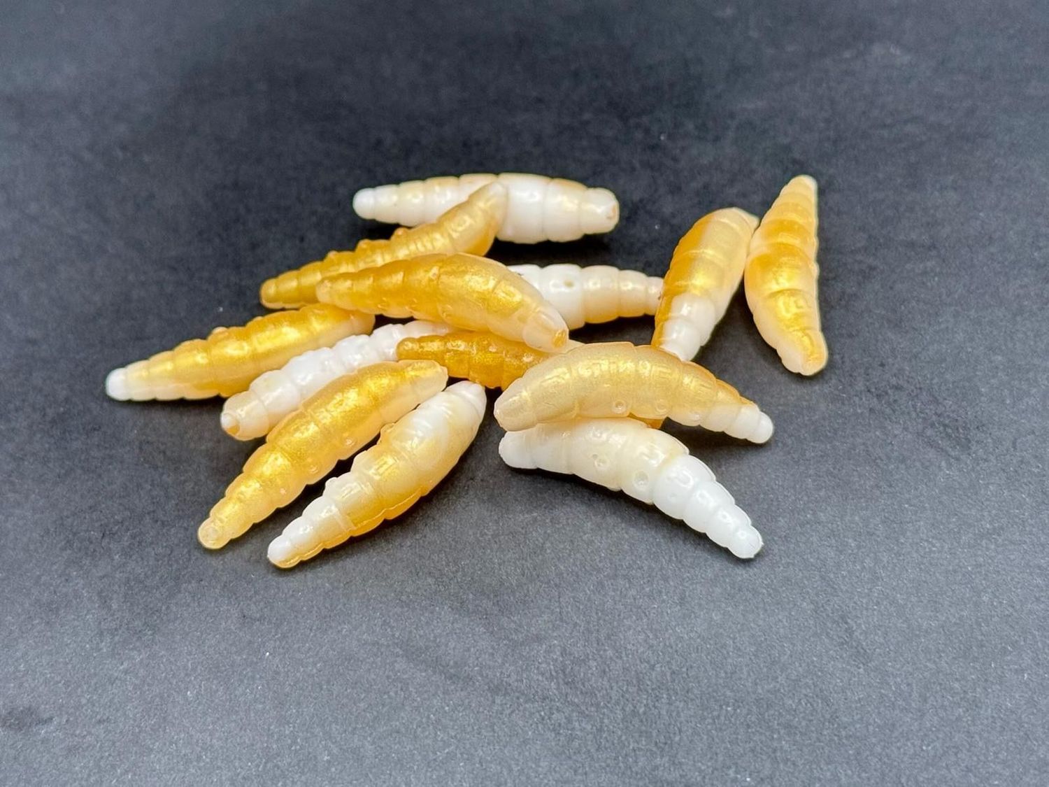 Forellen-Spezis | Mini Puff  White Gold28 mm UV Active