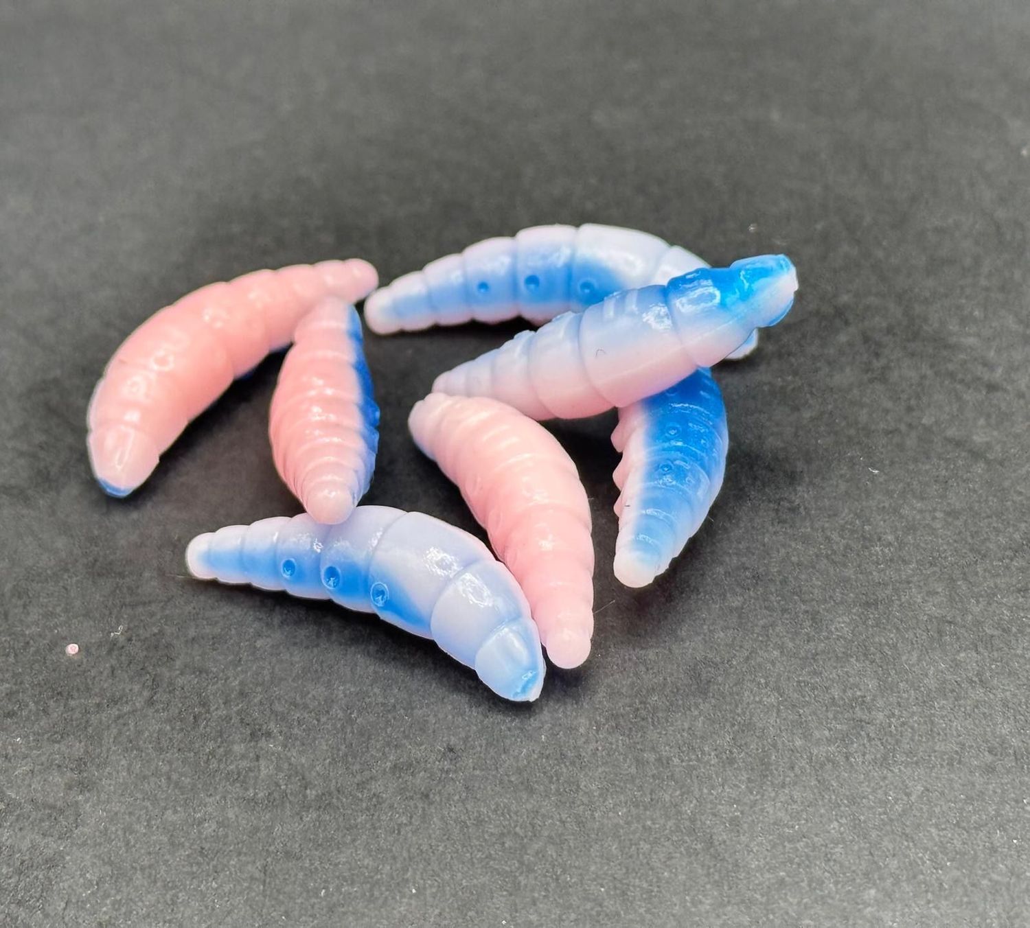 Forellen-Spezis | Mini Puff roze blauw 28 mm UV Active Forellen-Spezis | Mini Puff roze blauw 28 mm UV Active