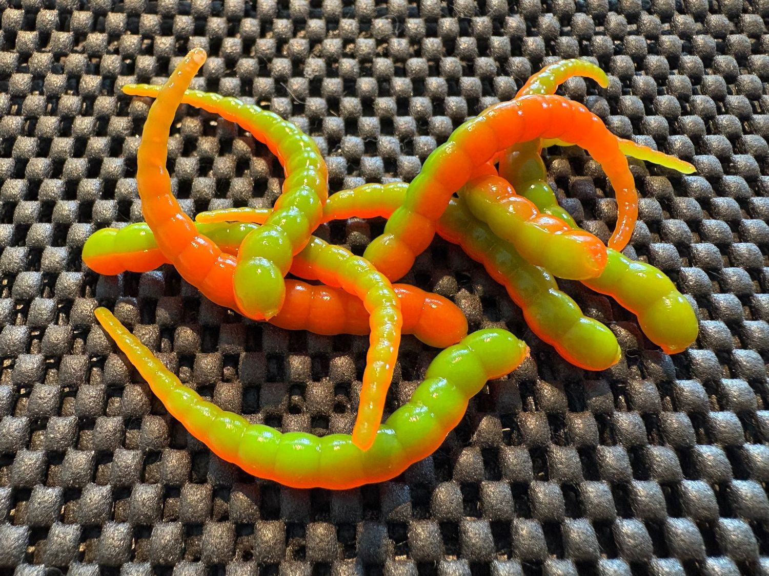 Forellen-Spezis | Racker 6.5 cm orange chartreuse  8 stuks