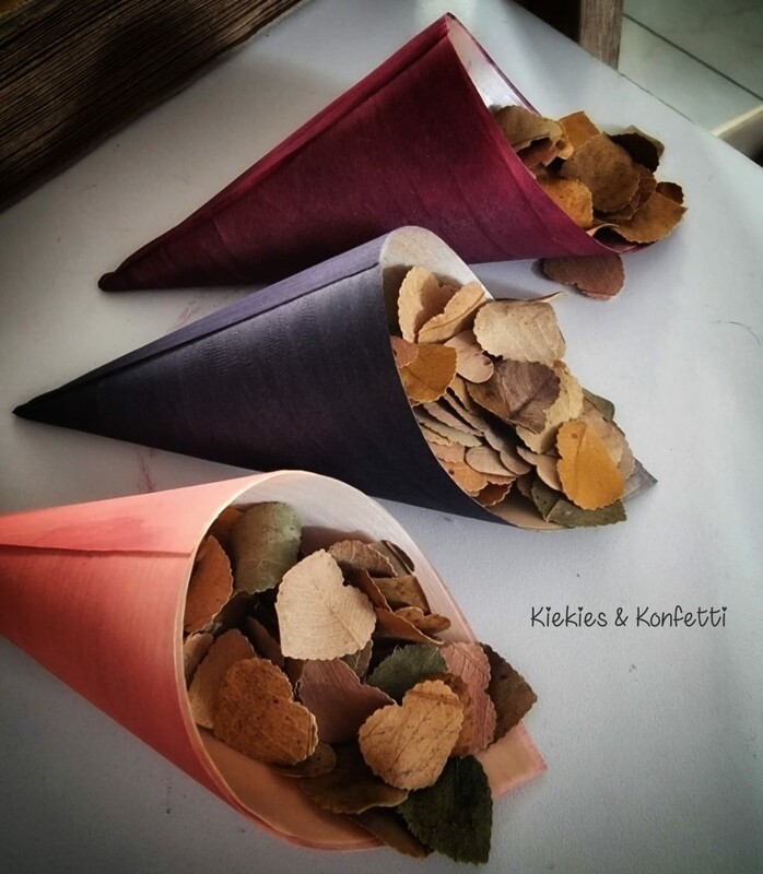 Confetti leaf love bulk pack 250gr. 30-40guests