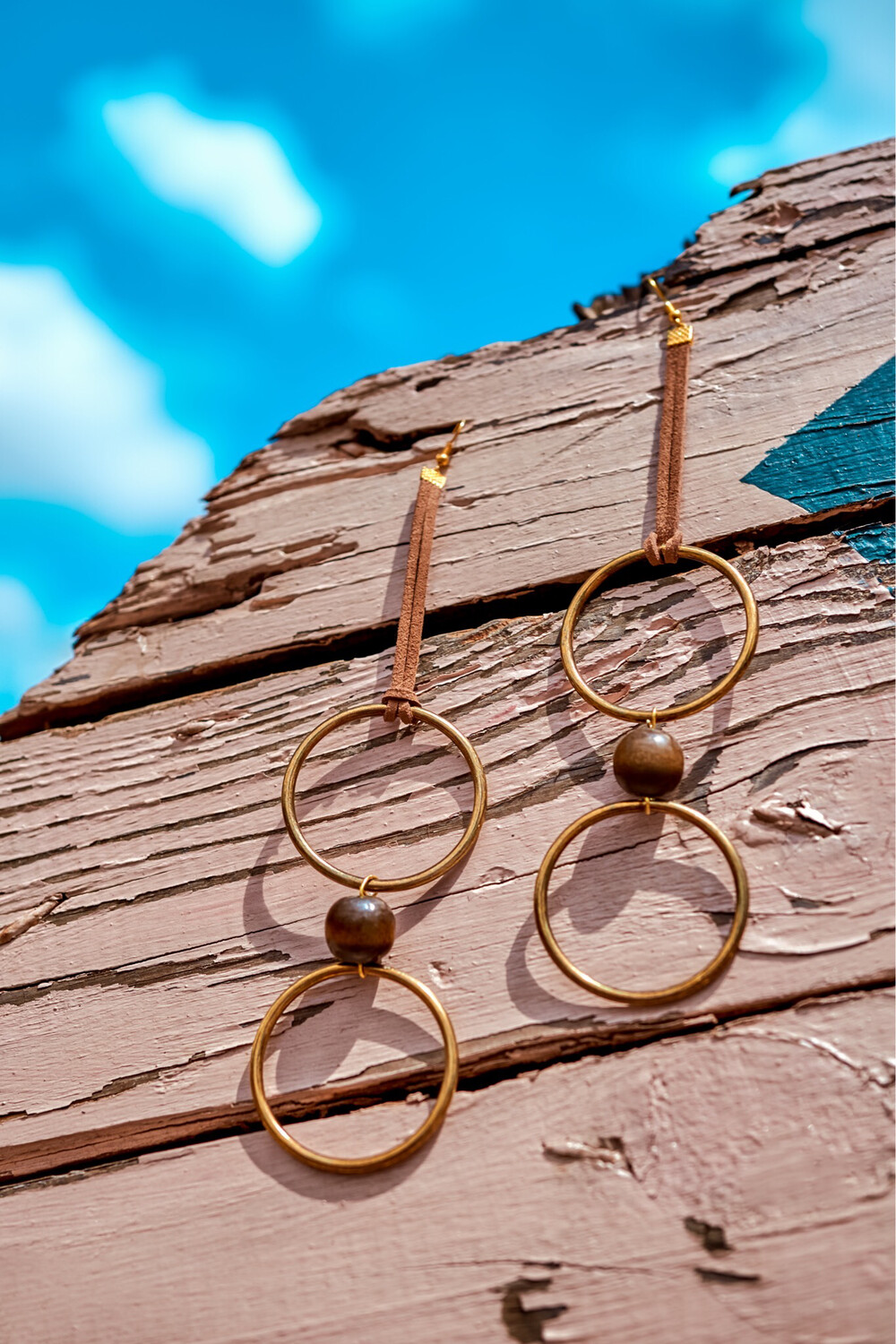 Nozizwe Grand Looped Leather Drop