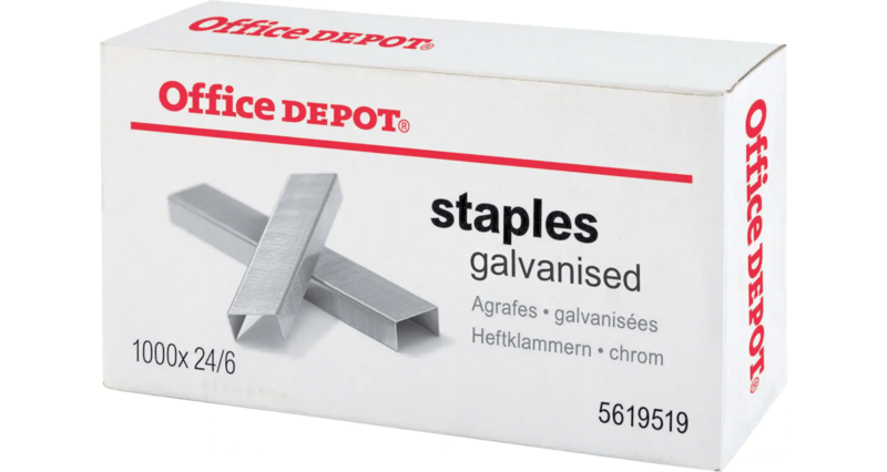 Staples 24/6 galvanised