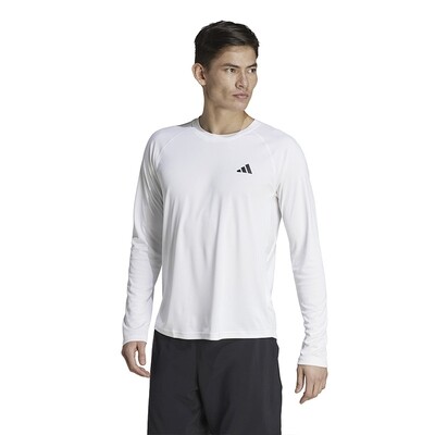 Adidas Club Long Sleeve Tee White