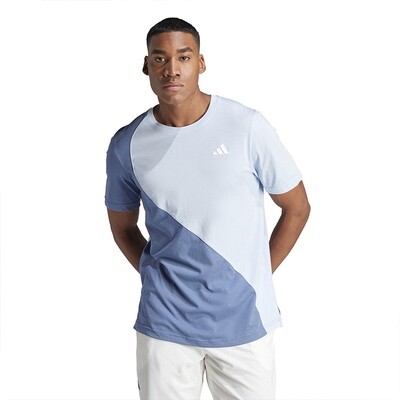 Adidas Clubhouse Premium Colorblock Crew  (Blue)