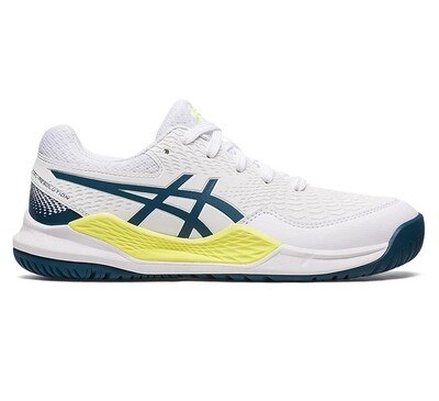 Asics GEL Resolution 9 Junior White/Teal