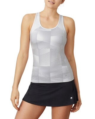Top FILA Core Racerback Printed Team White
