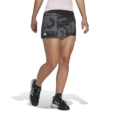 Adidas Club Graphic Skirt Grey/Black