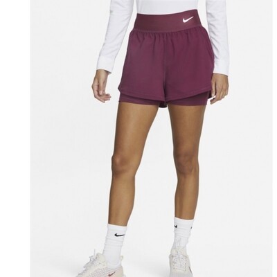Nike Court Dri-FIT Advantage Short Rosewood