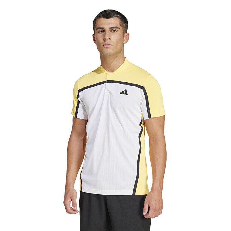 Adidas FreeLift Henley Pro Polo 90(White/Spark)