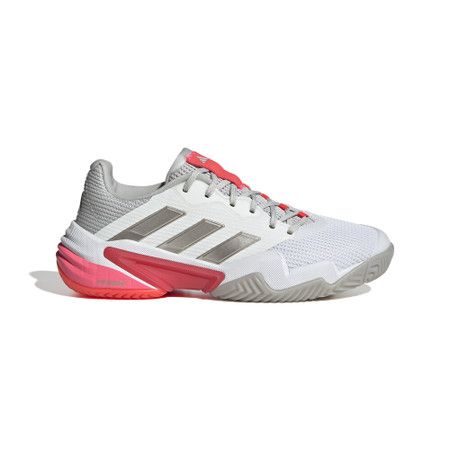 adidas Barricade 13 - Women&#39;s  (White/Grey/Lucid Red)