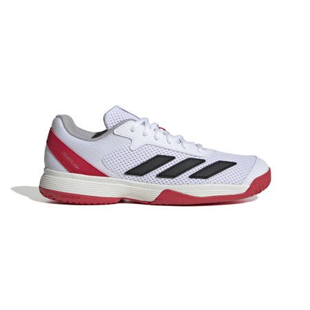 Adidas Courtflash k - Kids&#39; (White/Lucid Red/Black)