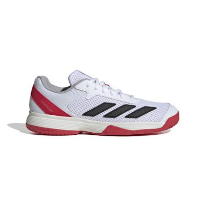 Adidas Courtflash k - Kids&#39; (White/Lucid Red/Black)