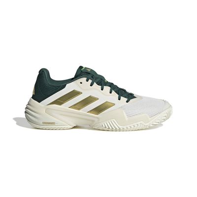 adidas Barricade 13 VTG - Men&#39;s ( White/Gold/Collegiate Green)