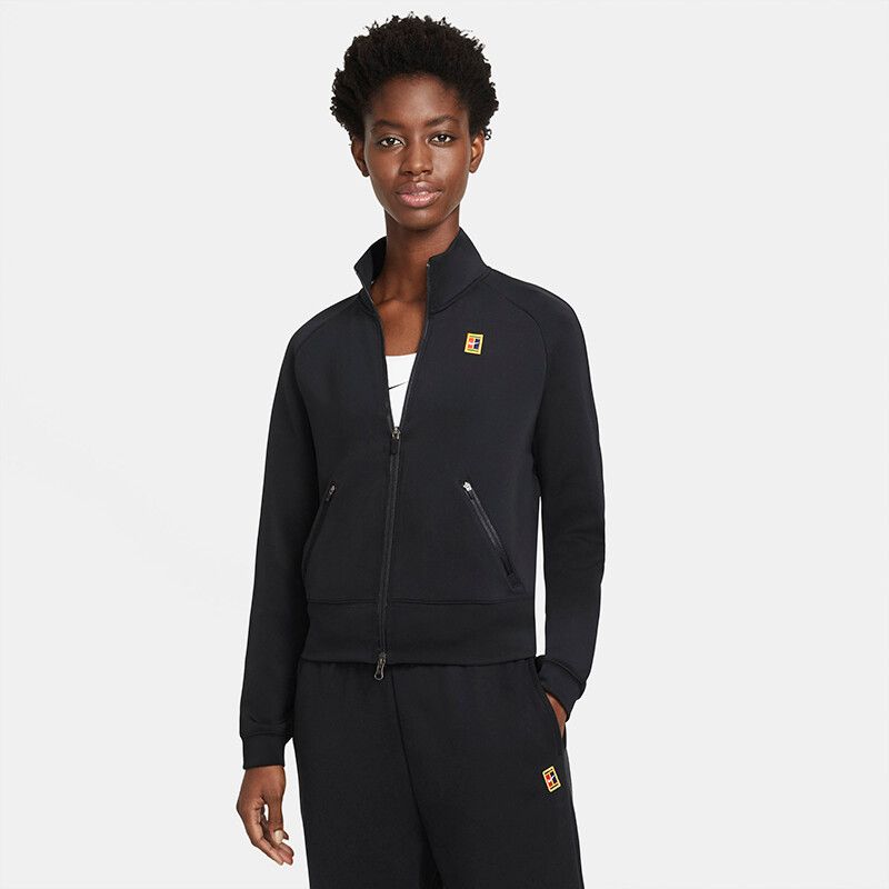 Nike Court Heritage Full-Zip Jacket - Women&#39;s   (Black)