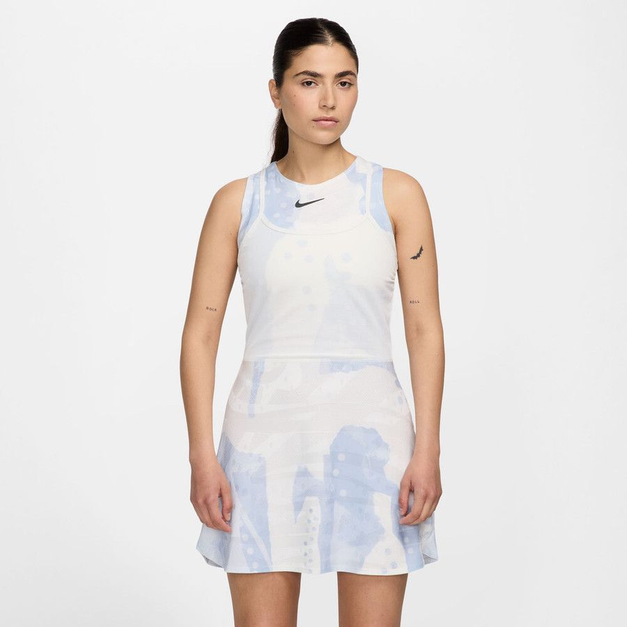Nike Court Slam Melbourne Printed Dress - Women&#39;s (White)