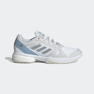 adidas Stella Court - Women&#39;s (White/Silver/Wonder Blue)