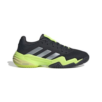 adidas Barricade 13 - Men&#39;s (Black/Silver/Lucid Lemon)