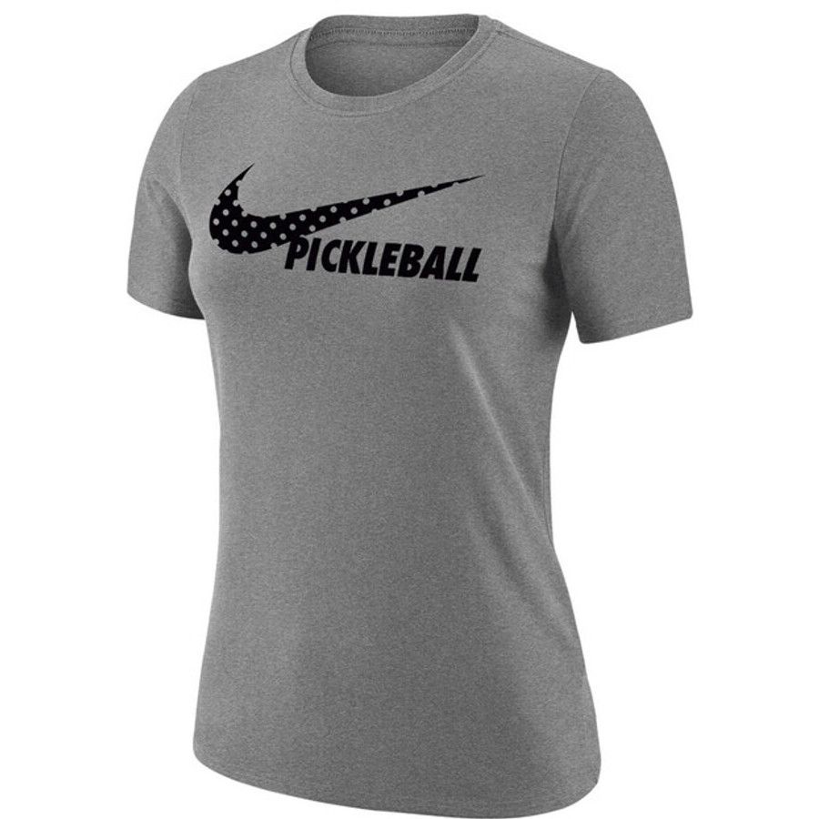 Nike Pickleball Core Short Sleeve Tee - Women&#39;s (Grey)