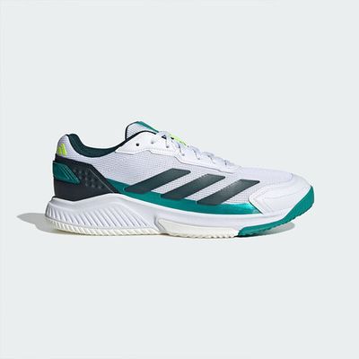 adidas Courtquick Padel - Men&#39;s (White/Aurora Ivy)