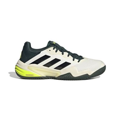 adidas Barricade 13 Clay - Men&#39;s  (Off White/Black/Aurora Ivy )