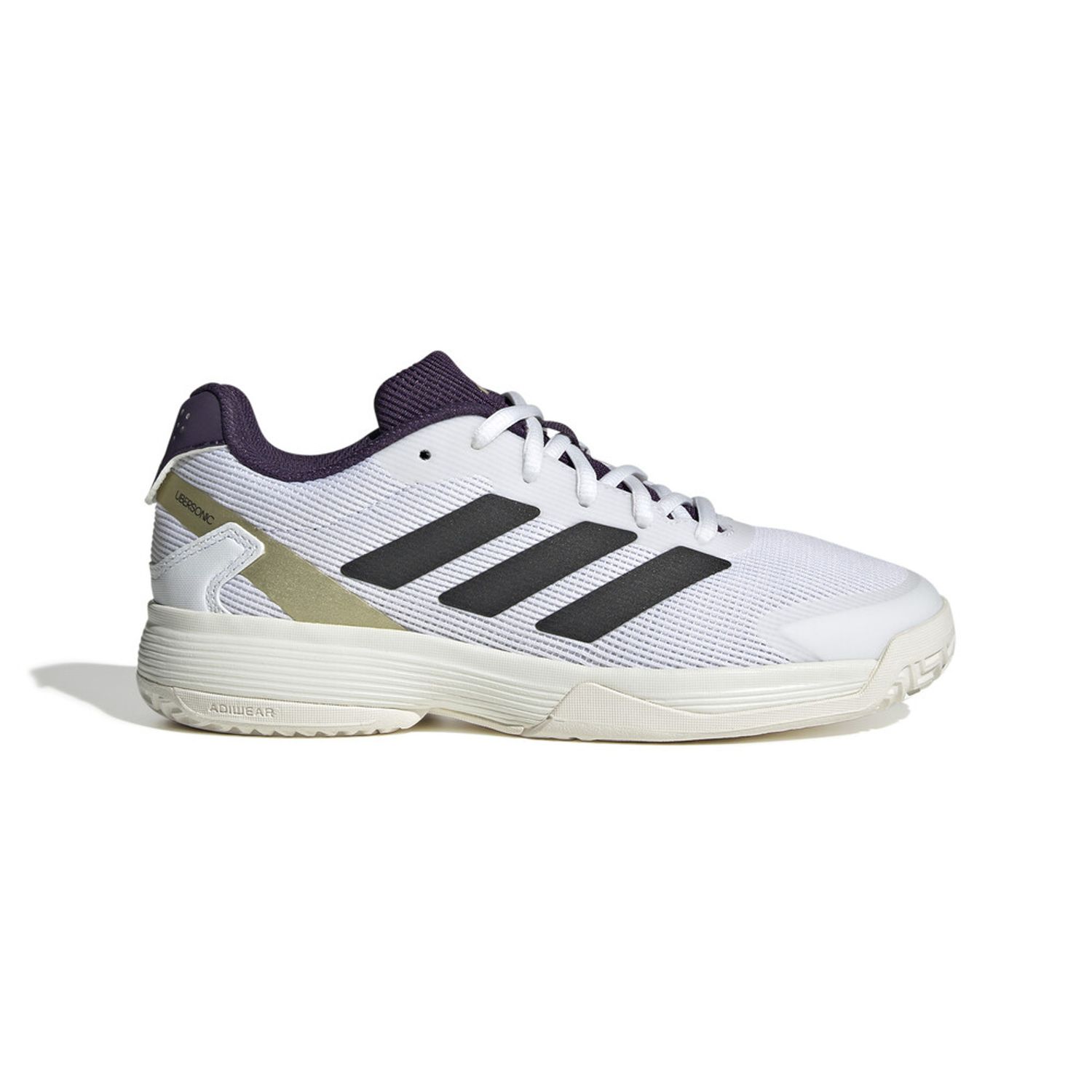 adidas Ubersonic k - Kids (White/Black/Aurora Purple)