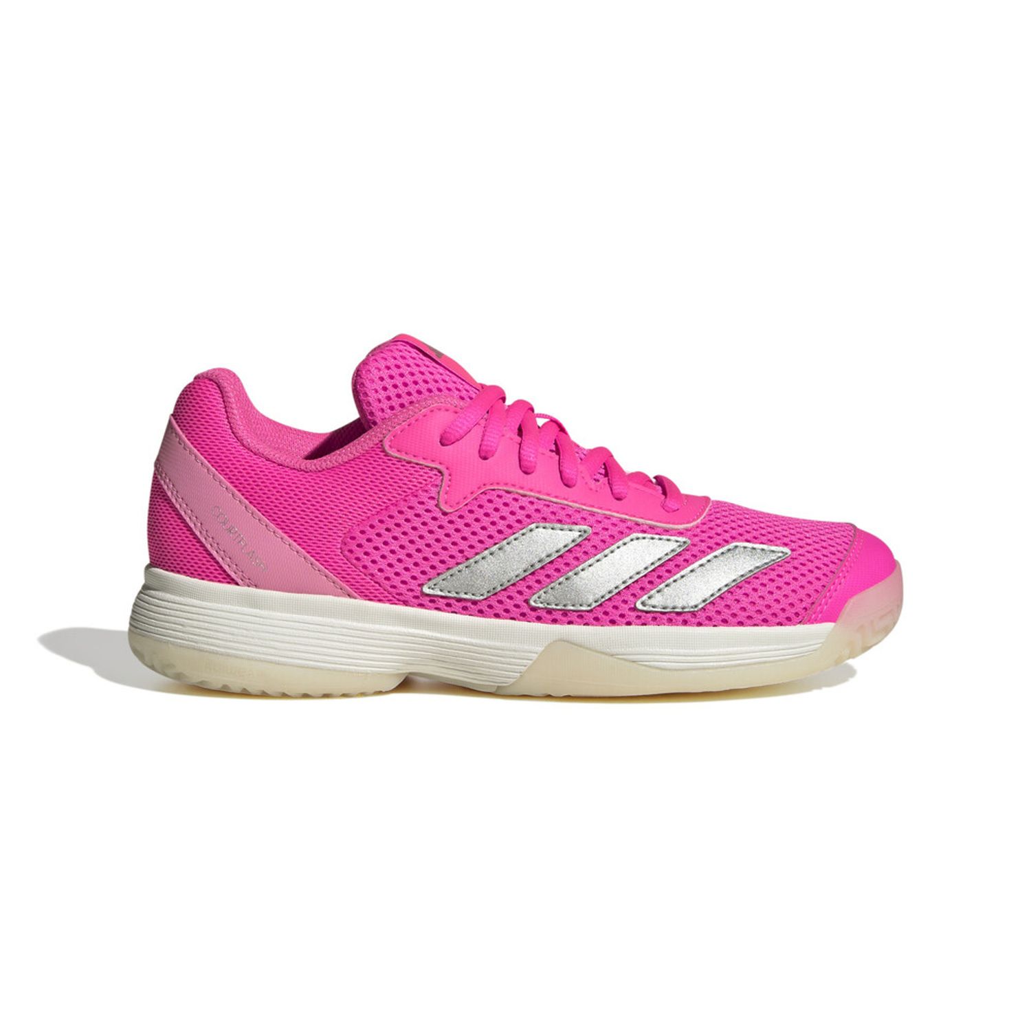 adidas Courtflash k - Kids (Lucid Pink/Silver/Bliss Pink)