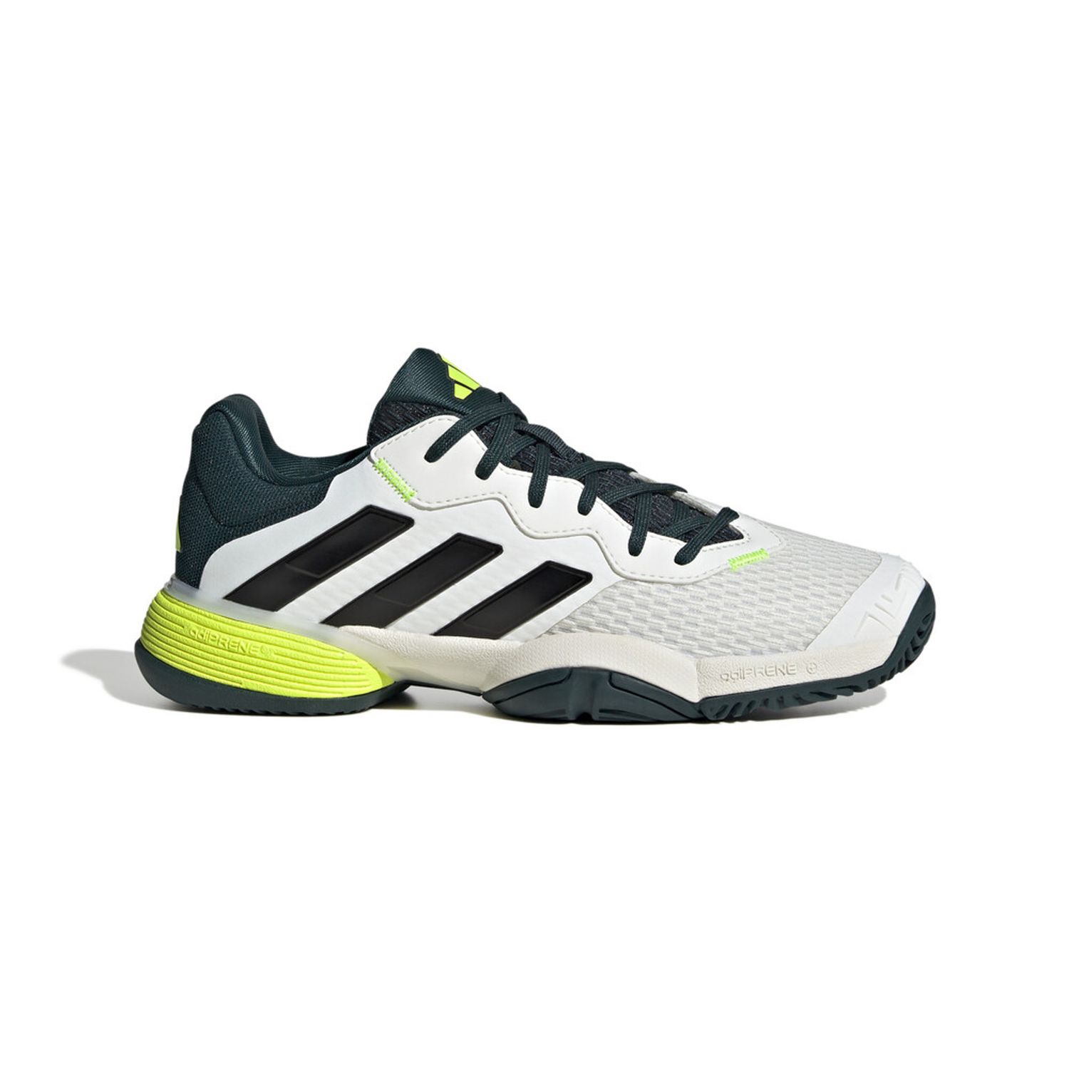 adidas Barricade k - Kids (Off White/Black/Aurora Ivy)