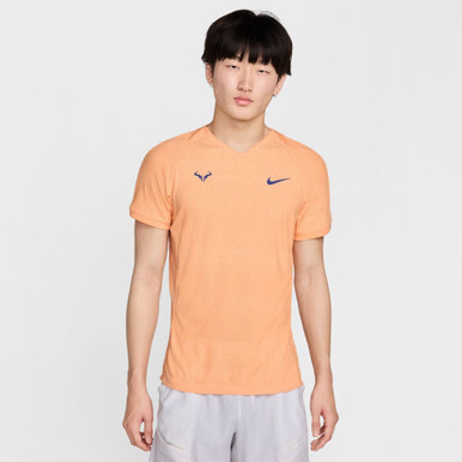 Nike Court Advantage Rafa Top - Men&#39;s (Orange Chalk)