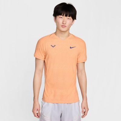 Nike Court Advantage Rafa Top - Men&#39;s (Orange Chalk)