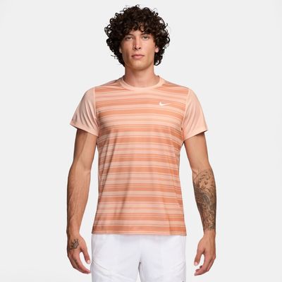Nike Court Dri-FIT Victory Printed Top - Men&#39;s (Washed Coral)