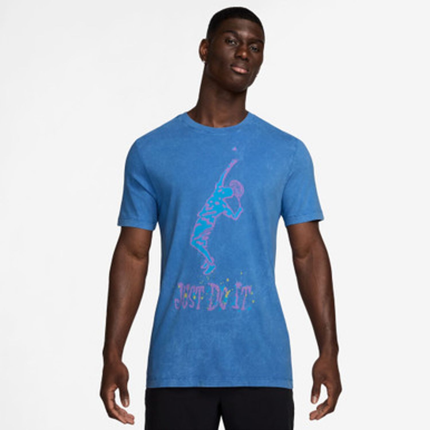 Nike Court Tennis Serve Tee - Men&#39;s (Blue)