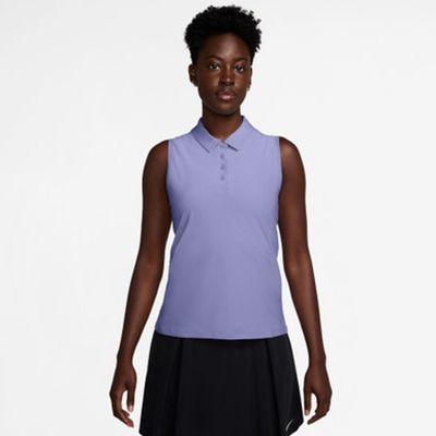 Nike Dri-FIT Victory Sleeveless Polo - Women&#39;s (Lilac Ice)