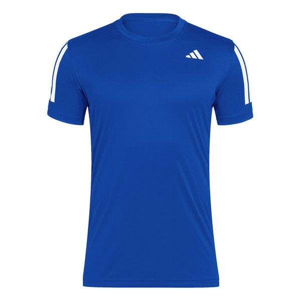 adidas Club 3 Stripes Tee - Men&#39;s (Collegiate Royal)