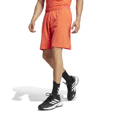 adidas Club Stretch Woven 7&quot; Short - Men&#39;s (Semi Lucid Red)