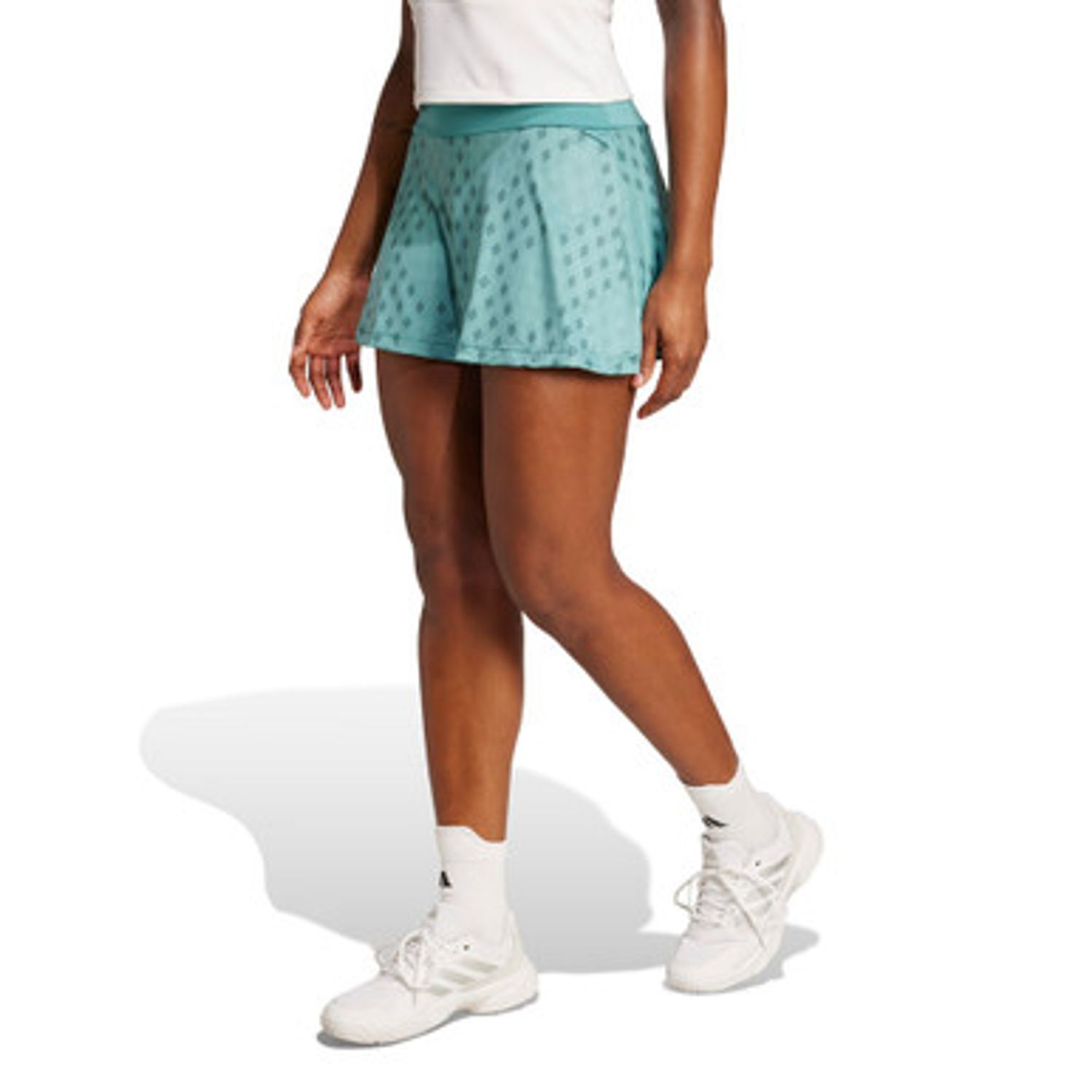adidas Club Graphic Skirt - Women&#39;s (Powder Teal/Preloved Teal)