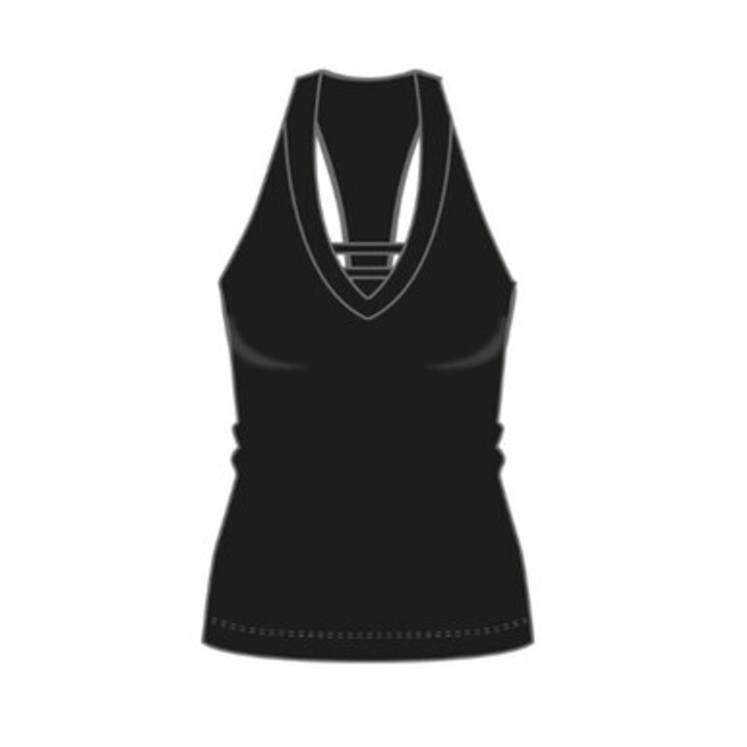 FILA Essentials Halter Tank - Women&#39;s (Black)