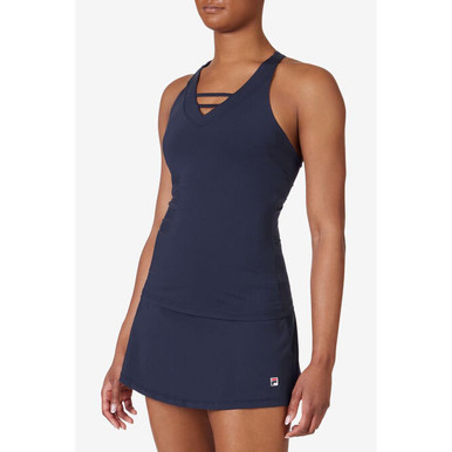 FILA Essentials Halter Tank - Women&#39;s (Navy)