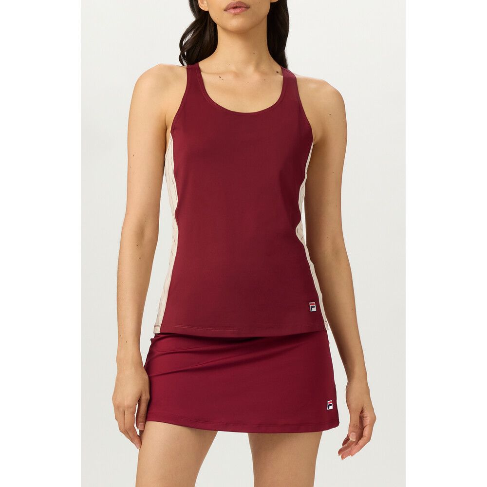 FILA Performance Iconic Racerback Tank - Women&#39;s (Cabernet/Angora)