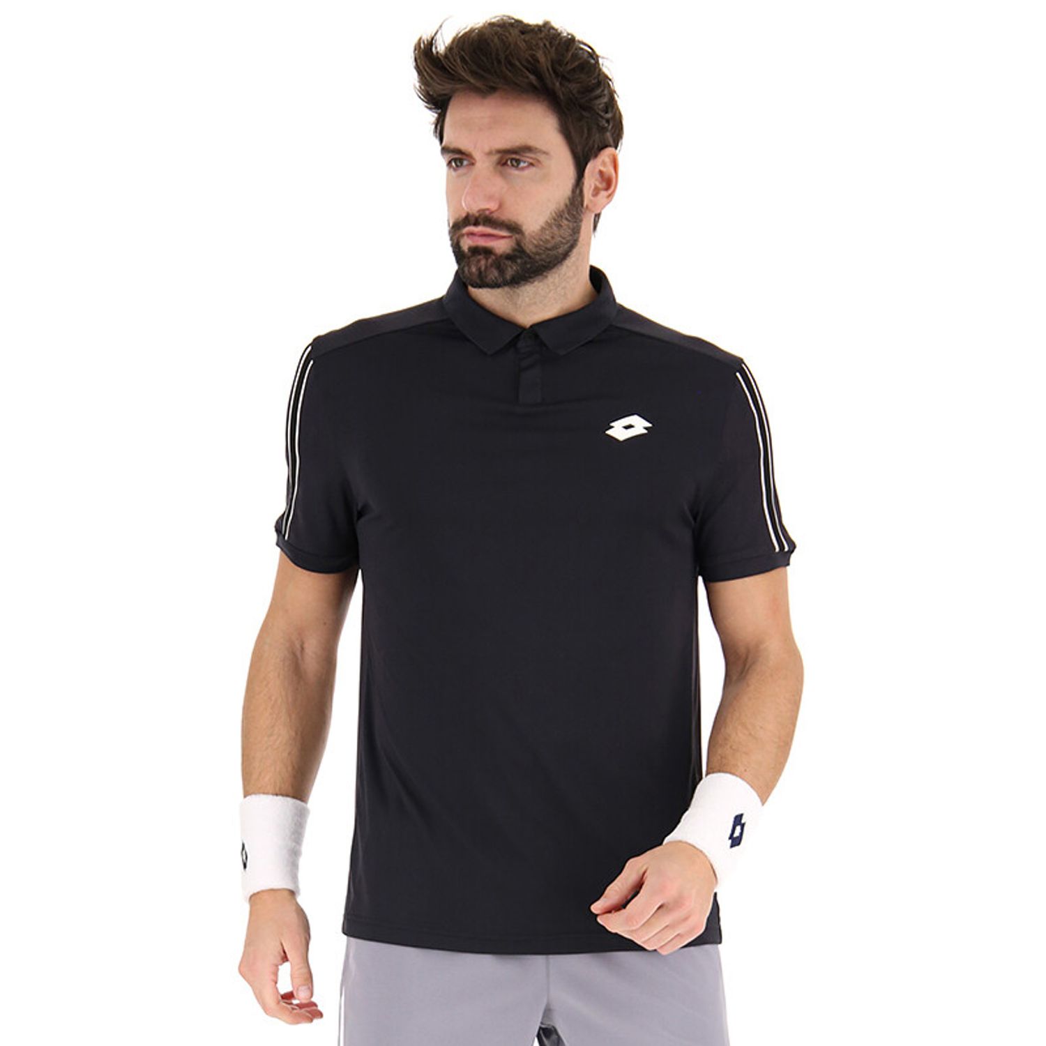 Lotto Squadra II Polo - Men&#39;s (Black)