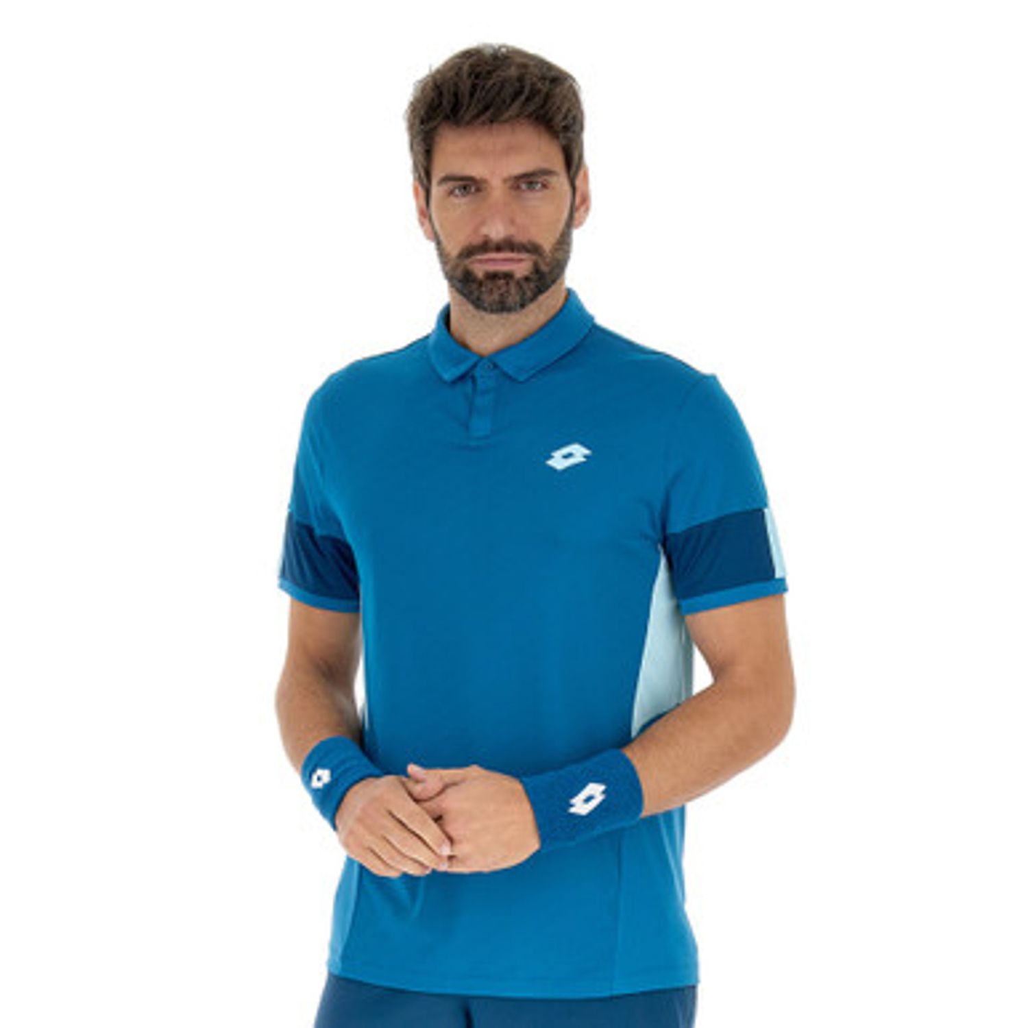 Lotto Tech 1 D1 Polo - Men&#39;s (Blue)
