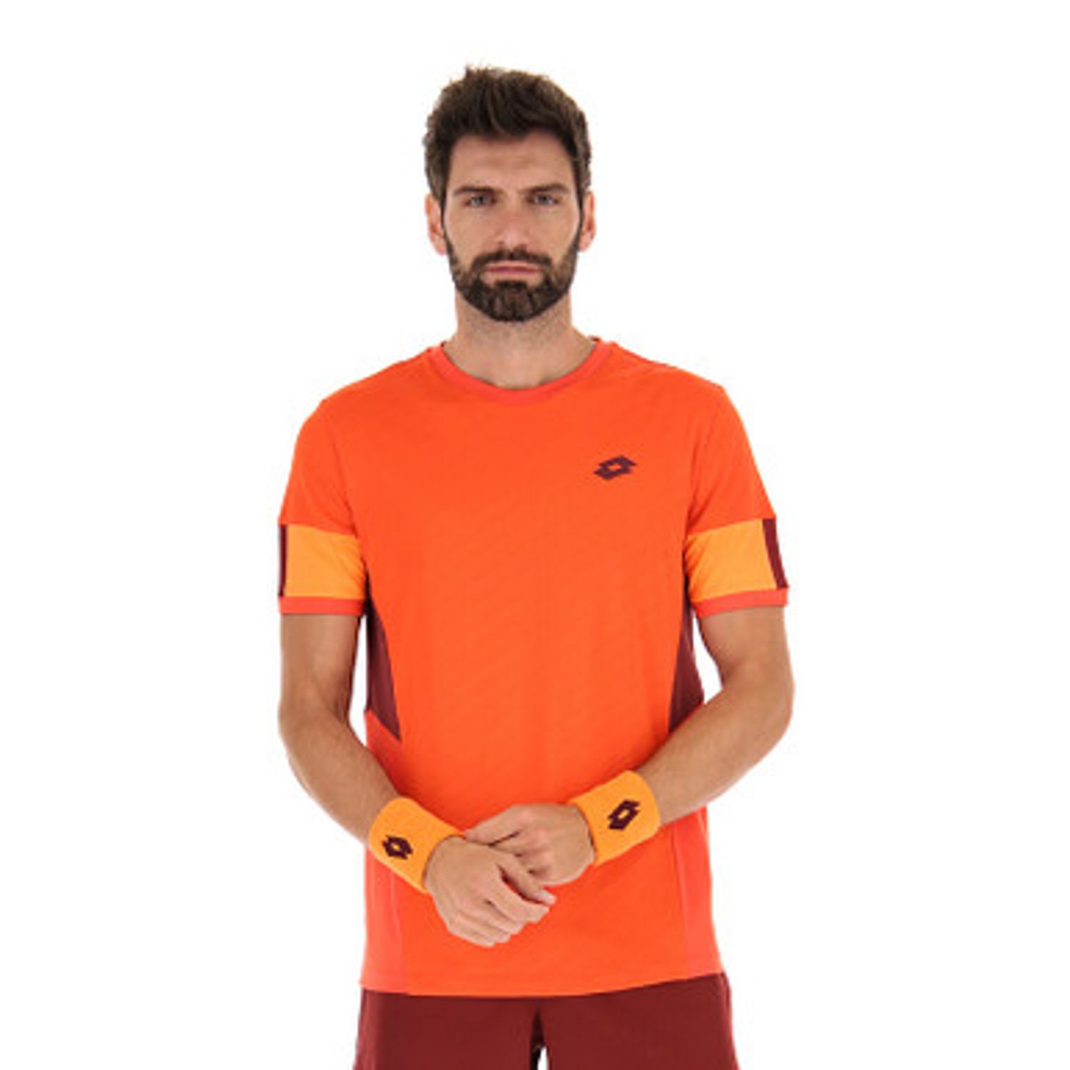 Lotto Tech 1 D1 Tee - Men&#39;s  (Orange)