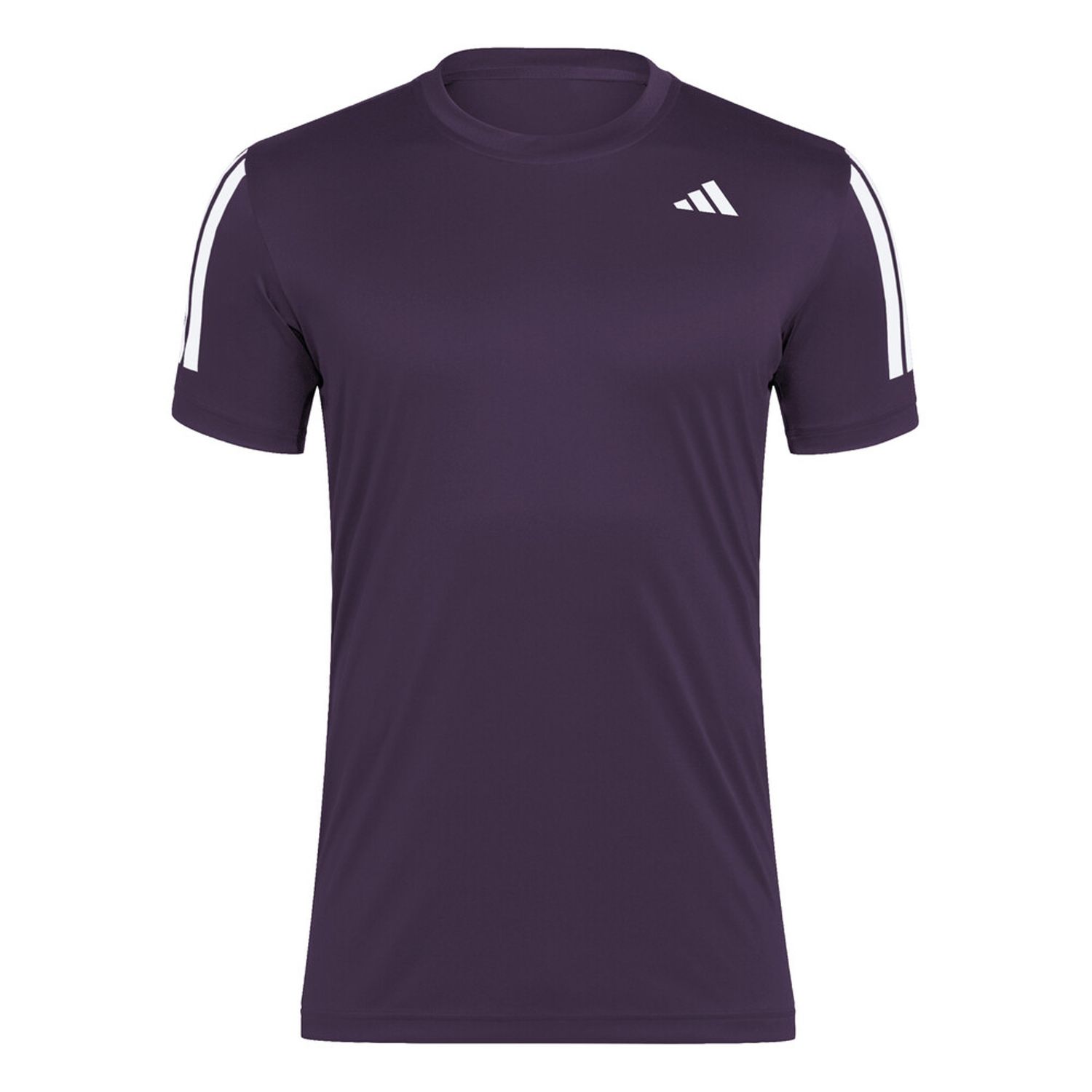 adidas Club 3 Stripes Tee - Men&#39;s (Aurora Plum)